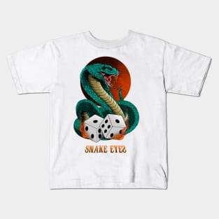 SNAKE EYES DICE Kids T-Shirt